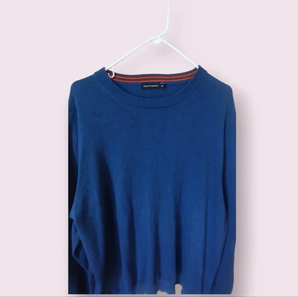 Paul Fredrick Supima Cotton Crew Neck Sweater Size XXL - Picture 4 of 9